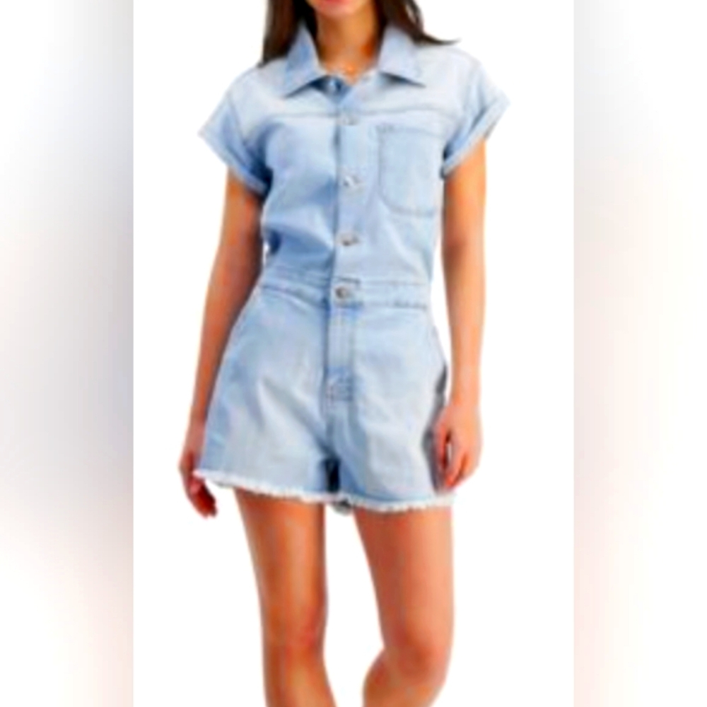 Celebrity Pink Denim Romper